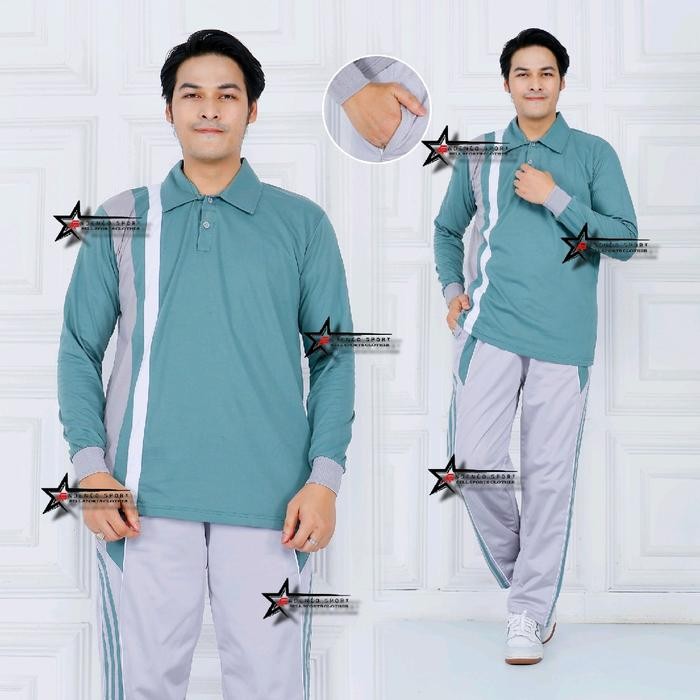 Setelan Baju Olahraga Senam Pria Dan Wanita / Seragam Olahraga / Stelan Kaos Trening Olahraga Sport