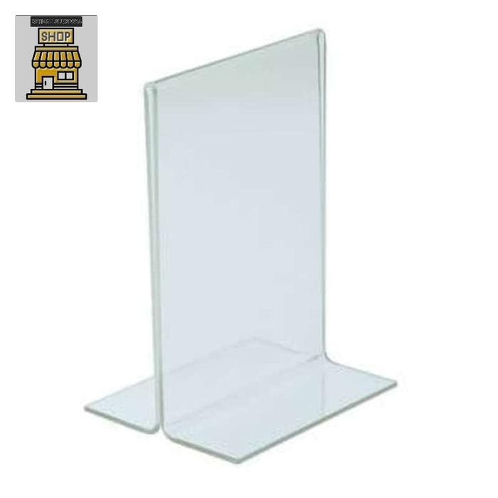 

Ready- Acrylic Tent Holder / Tempat Brosur Transparant A4/A5/A6/A7/A8/A9/A10