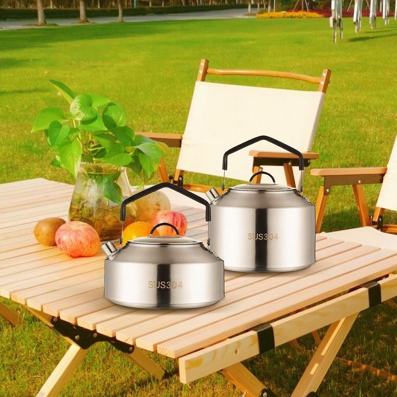 Camping Tea Kettle Outdoor Water Kettle Tableware Picnic Supplies Lightweight Camping Coffee Kettle 