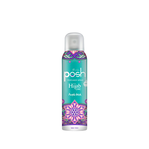 POSH BODY SPRAY HIJAB PURPLE WISH 150 ML