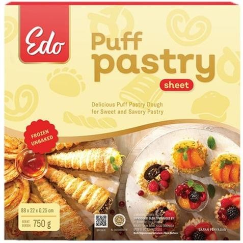 

InstanTanyadulu- PUFF Pastry sheet Edo 750Gr