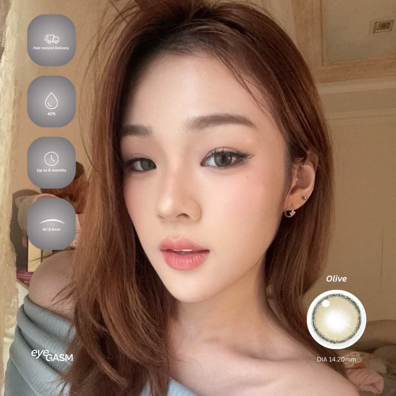 EYEGASM Softlens [1 PC/sebelah] Idol Roze: Olive Jisseo