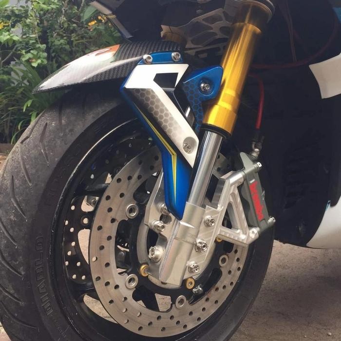 SPAKBOR DEPAN CUSTOM AEROX 155 - ASMU EVO 1