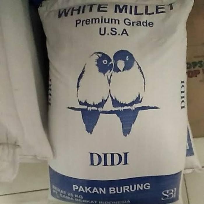milet putih 25kg terbaru