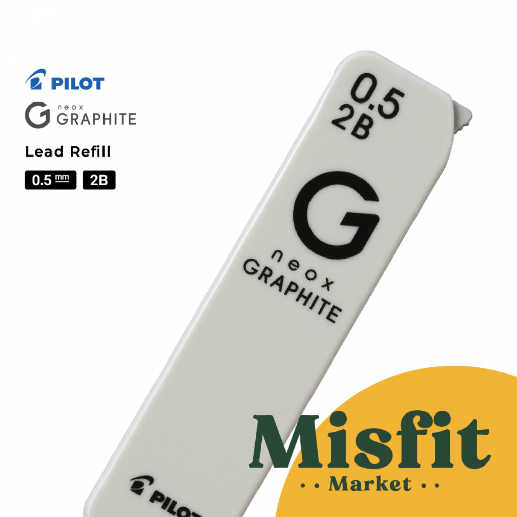 

Pilot REFILL Neox Graphite Mechanical Pencil Lead 0.3 0.4 0.5 0.7 0.9 mm Isi Ulang Pensil Mekanik