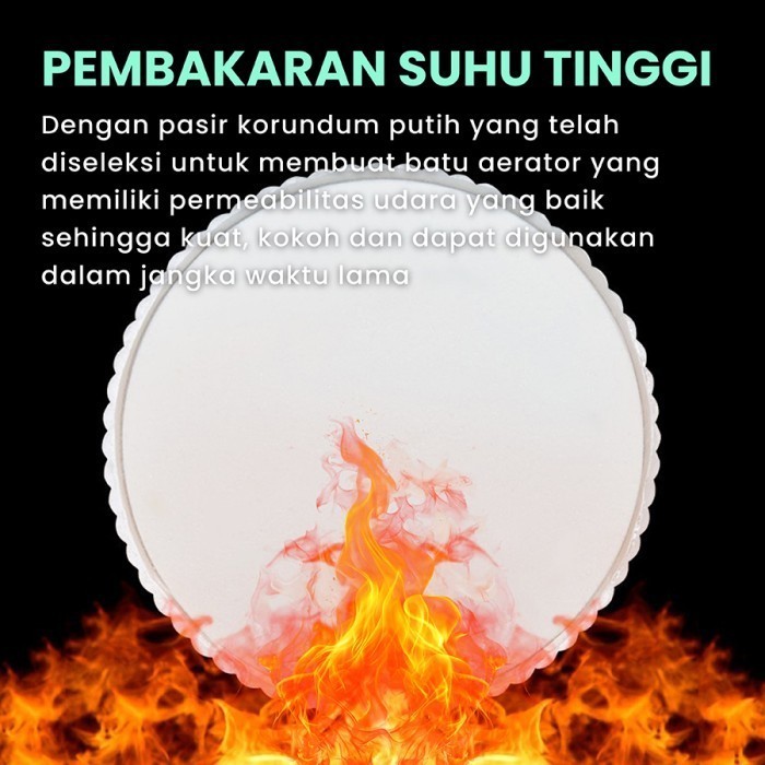 AirStone Kolam Akuarium Batu Gelembung Udara AIrstone Kolam rium Airstone