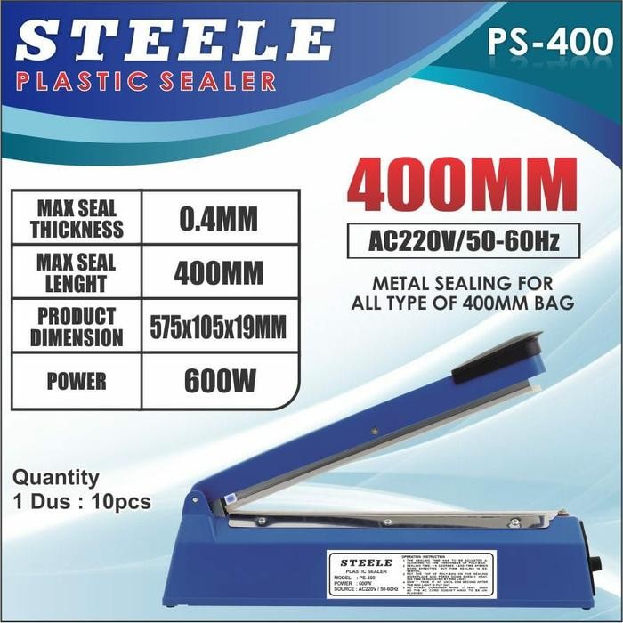 Kenanganpawon Plastic Sealer Impulse Sealer Gse 40Cm