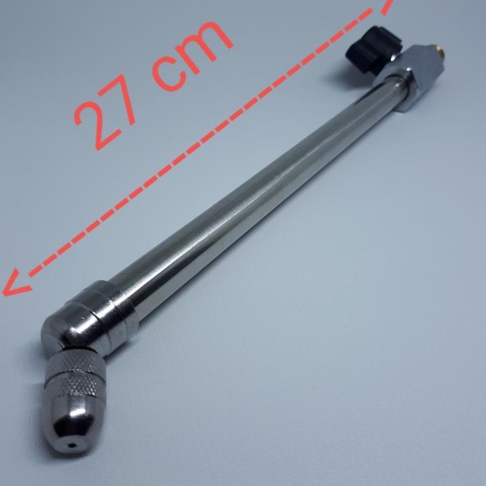Otospirit- Nozzle Steam Bengkok 27Cm Italy Alat Cuci Mobil Motor Ac Semprotan Air