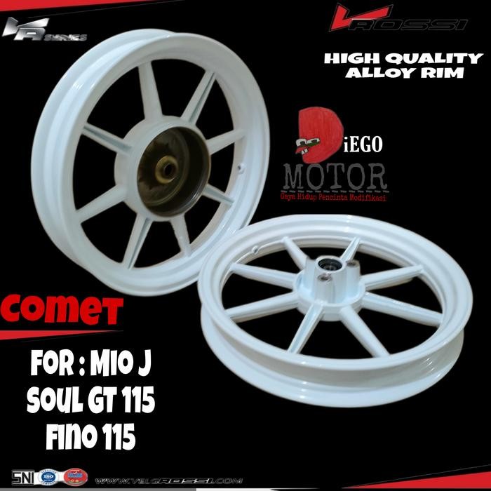 Velg Racing VRossi Comet Yamaha Mio J /Mio Soul Gt 115 /Fino 115 Set