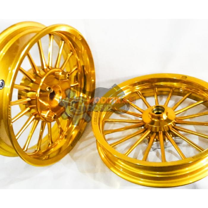 Velg Racing Tapak Lebar POWER PCX 150 New Classic P18 Gold 100% Ori