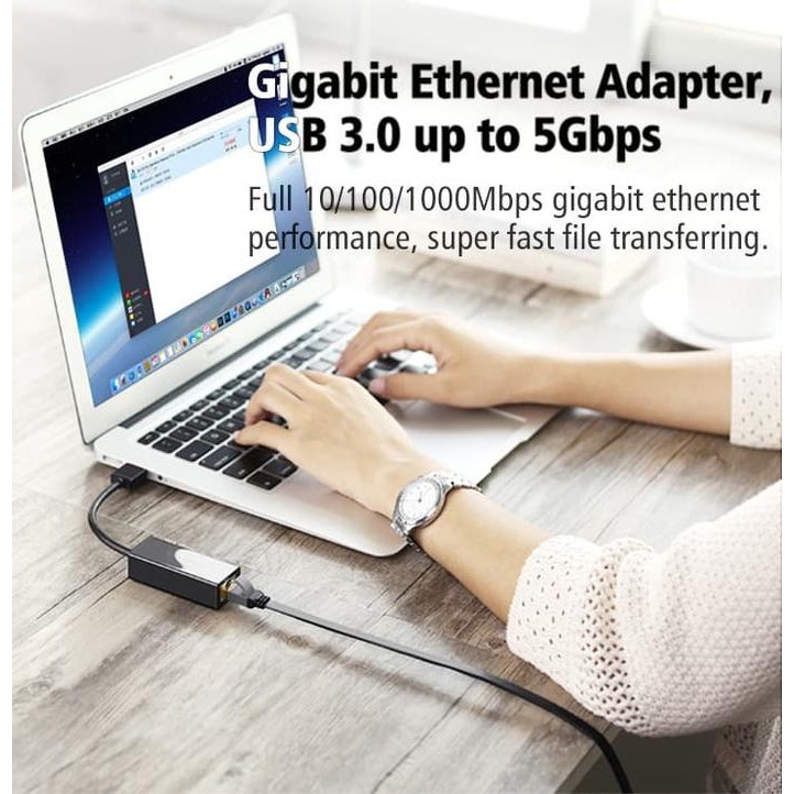 UGREEN USB 3.0 TO LAN GIGABIT ETHERNET ADAPTER