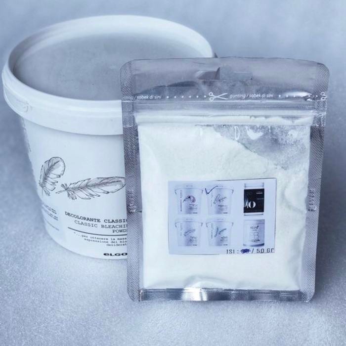 Bleaching rambut Non Amoniak Elgon Share/ lightening rambut sachet