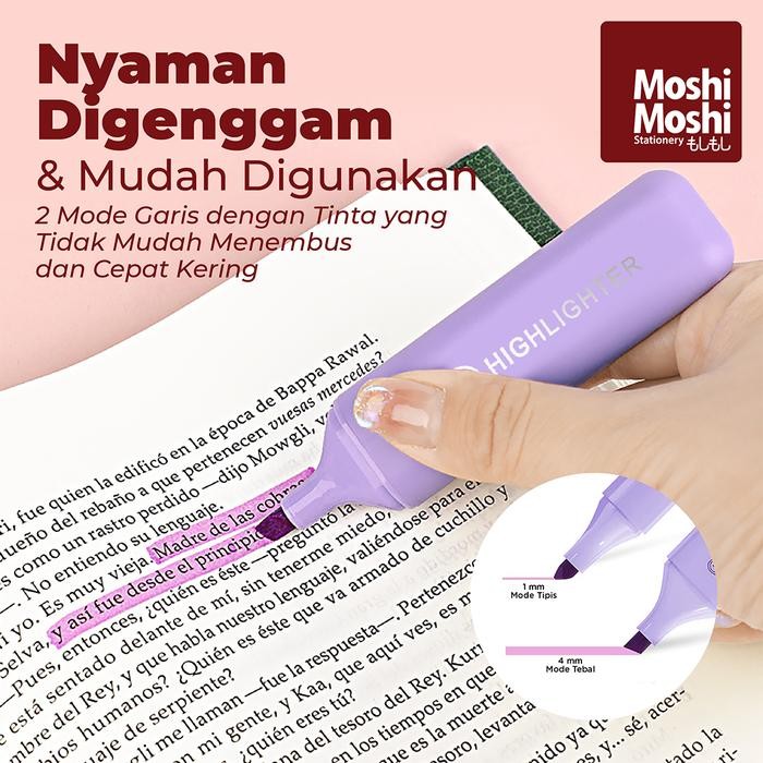 

ID HIGHLIGHTER LIVE PASTEL COLOR PEN MARKER PENA SPIDOL STABILO PENANDA TULISAN WARNA PASTEL