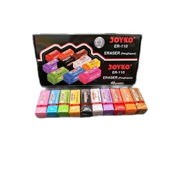 

ID ( BISA COD ) HAPUSAN JOYKO ER-110 (1 PAK ISI 40 PCS ) DAN HAPUSAN JOYKO 526 B40CO 1 PAK ( ISI 40