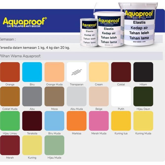 Lilissto Shop Aquaproof 1 Kg ( Semua Warna)