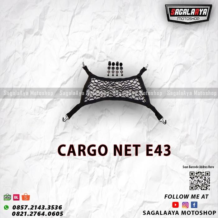 TERMURAH - CARGO NET GIVI e43 ( jaring atas ) box givi e43 adv e43adv original