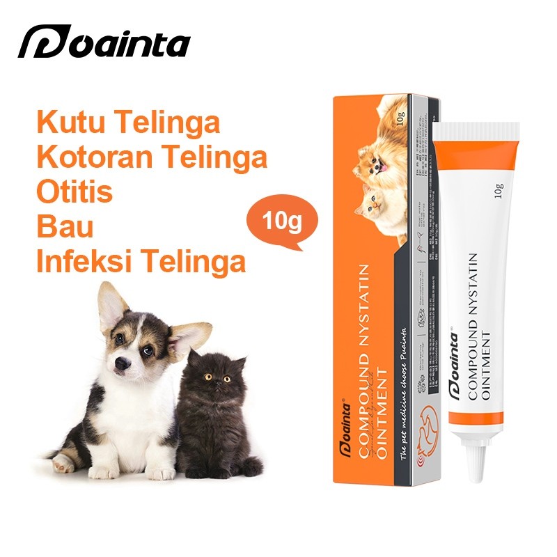 RIMBA-12 PUAINTA Salep Telinga untuk Anjing dan Kucing Pengobatan Infeksi Telinga Otitis Tungau