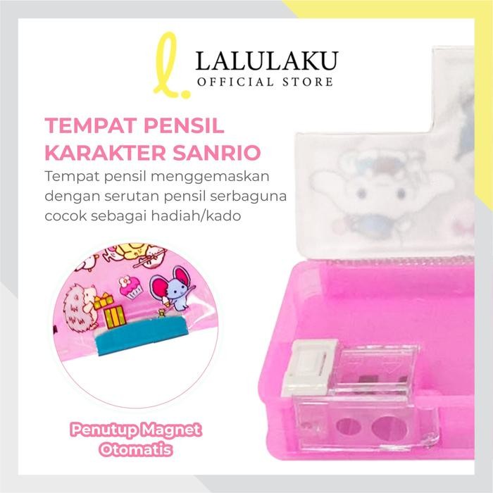 

ID KOTAK PENSIL KARAKTER SANRIO MAGNET BOLAK BALIK TEMPAT PENSIL