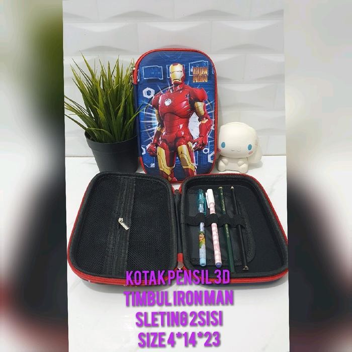 

ID KOTAK TEMPAT PENSIL ANAK 3D TIMBUL COWOK LAKI CEWEK TOY STORY SPIDERMAN IRONMAN AVENGERS CAR DINO