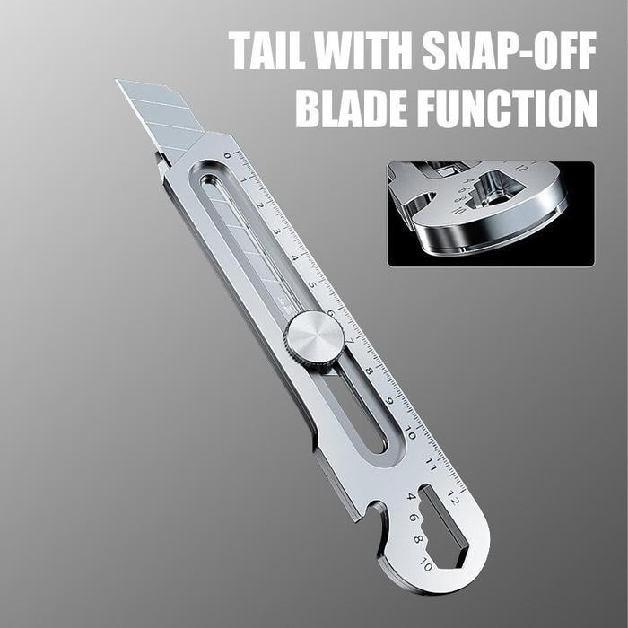 

ID CUTTER PISAU 18MM MULTIFUNGSI BAJA CUTTER BESI STAINLESS BESAR 10PC PISAU SET CUTTER PISAU