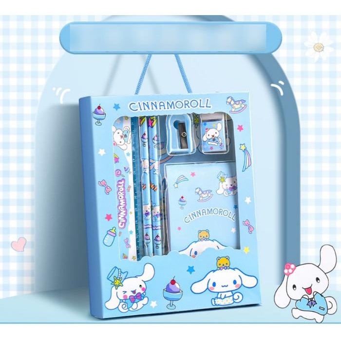 

ID STUDY SET SANRIO 2018 SET ALAT TULIS SET PENSIL PULPEN KADO ANAK ULANG TAHUN PERALATAN TULIS