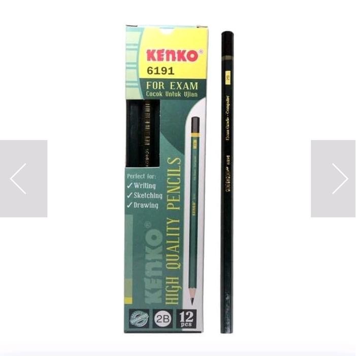 

ID (12PCS) - PENSIL PENCIL 2B GROSIR HIJAU