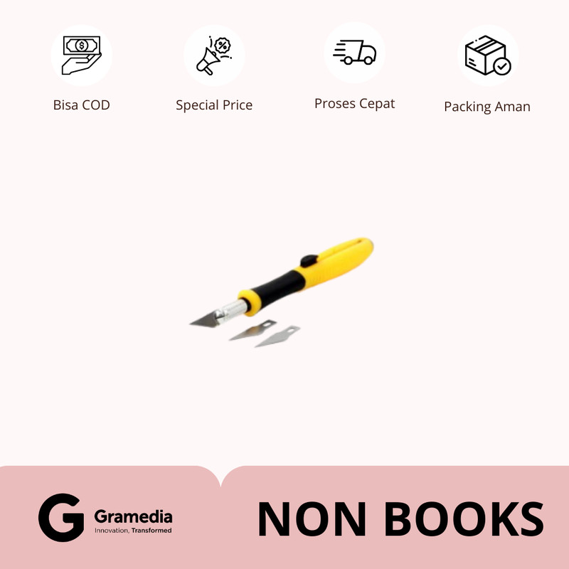 

Office-P Pen Cutter Retractable Comfy Grip Oppc-027D