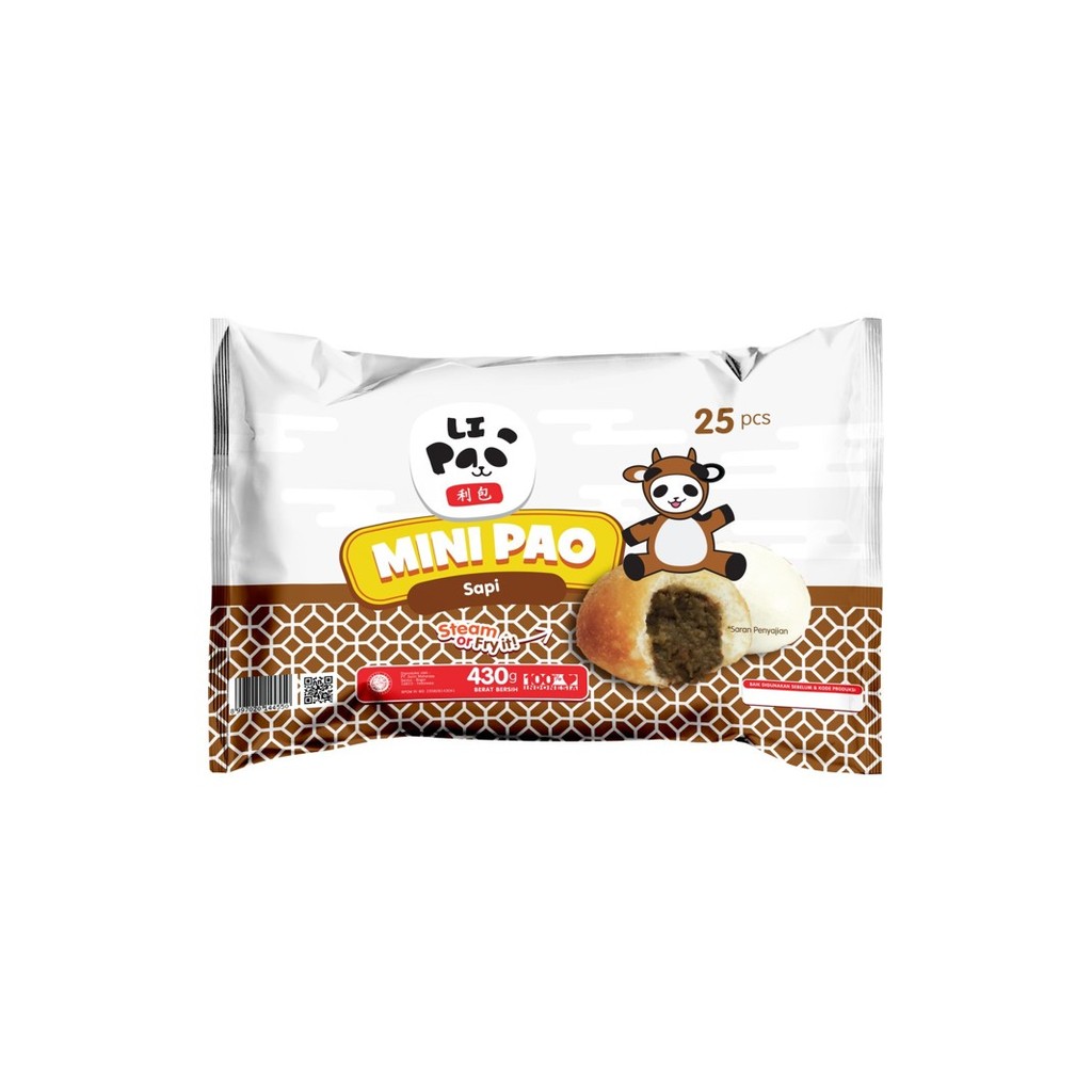 

Lipao Mini Pao Sapi Isi 25 Pcs 430 gram