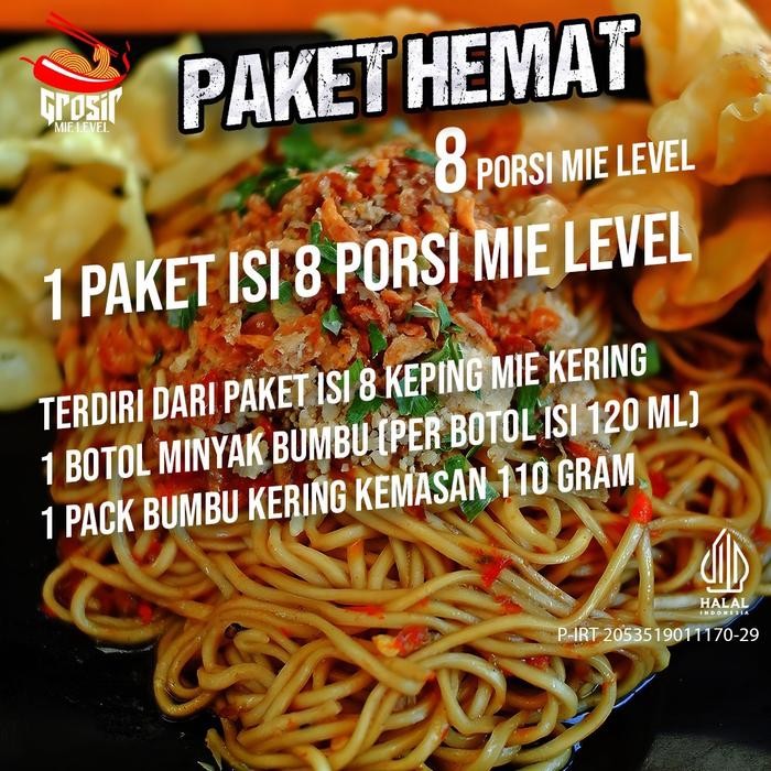 

PAKET LENGKAP 8 PORSI BAHAN BAKU MIE LEVEL