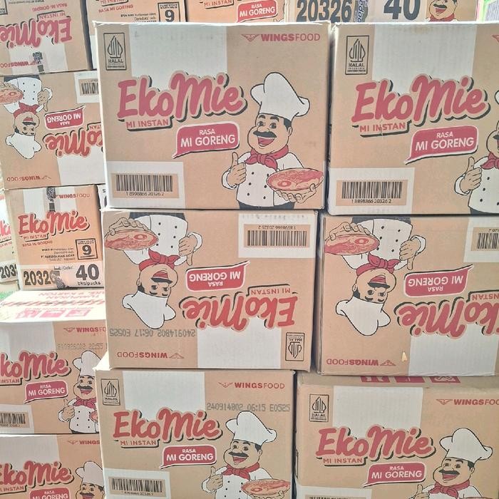 

20 BUNGKUS MIE INSTAN GORENG EKOMIE WINGS FOOD
