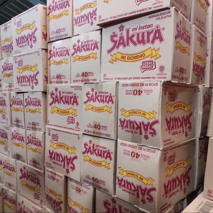 

MIE SAKURA GORENG PER DUS (40 PCS) AYAM FOOD NOODLES INSTAN