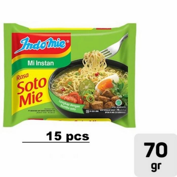 

15 PCS. INDOMIE KUAH SOTO MIE