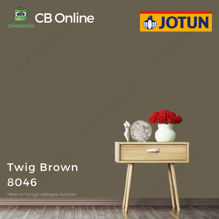 Senja_Craft Jotun Cat Tembok - Twig Brown 8046 - Pail