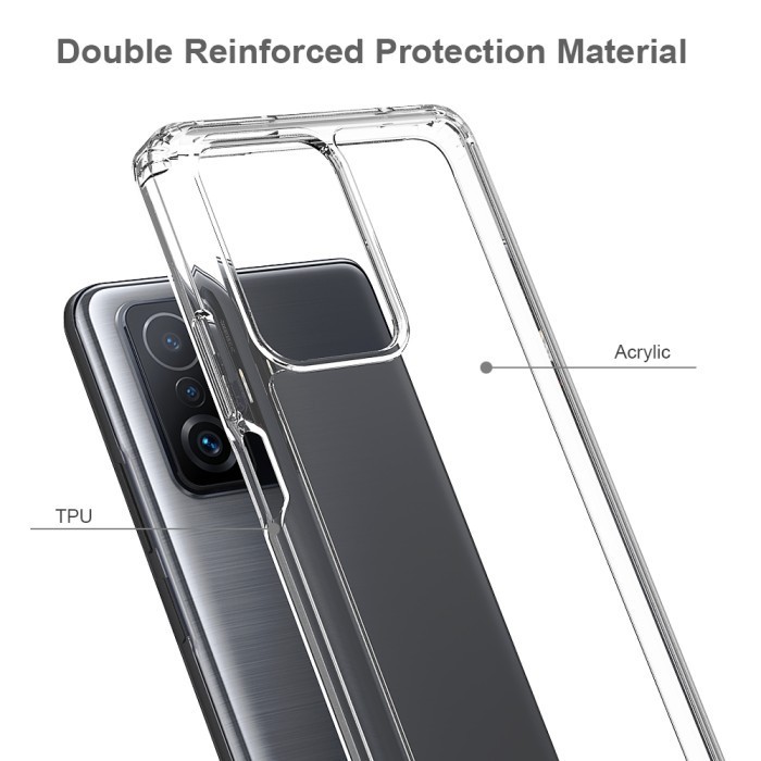 Promo Xiaomi 11T Pro / Xiaomi 11T Fuze Hybrid Crystal Clear Case Diskon