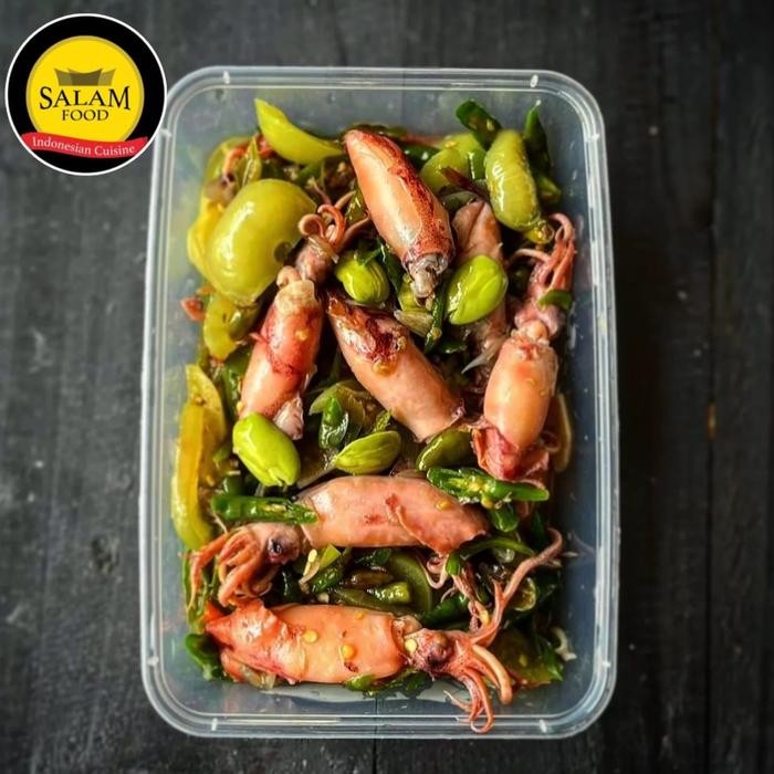 

Cumi Asin Petai Cabe Ijo (Frozen) *