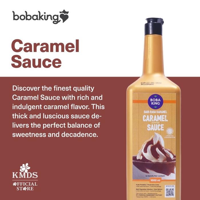 

Best Seller Bobaking Caramel Sauce 1Lt
