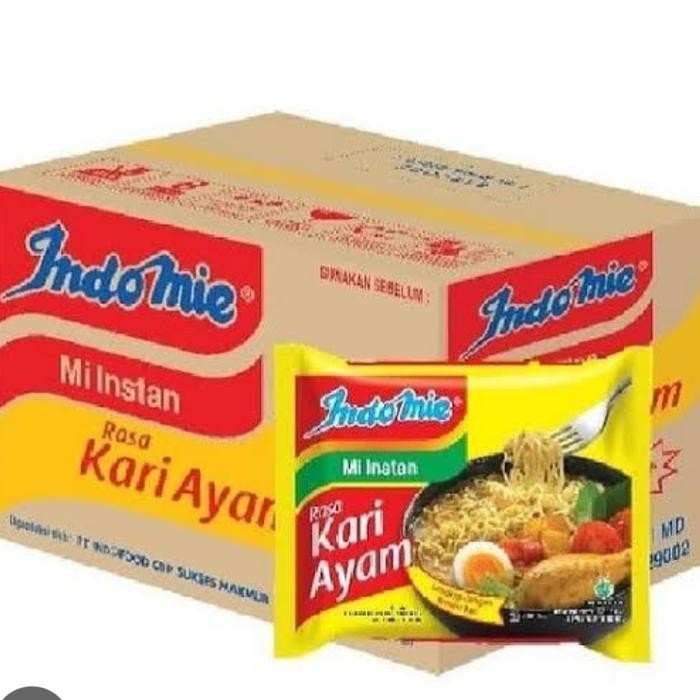 

Best Seller Indomie Kari Ayam 1 Dus Isi 40 Pcs