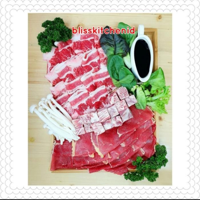 

TodayFre3sH- JAPANESE YAKINIKU SET - Beef 750gr + Sauce 250gr for 3-4 pax