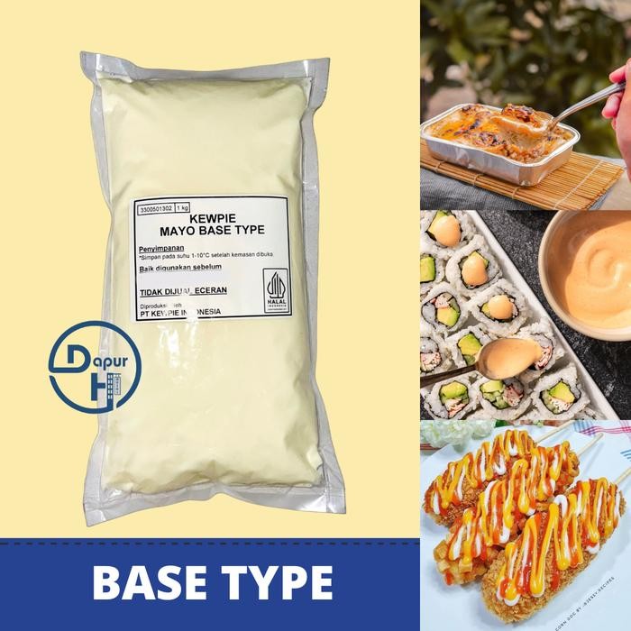 

TodayFre3sH- KEWPIE Mayo Base Type 1 Kg l Mayo Plain for Cooking Salad Dressing
