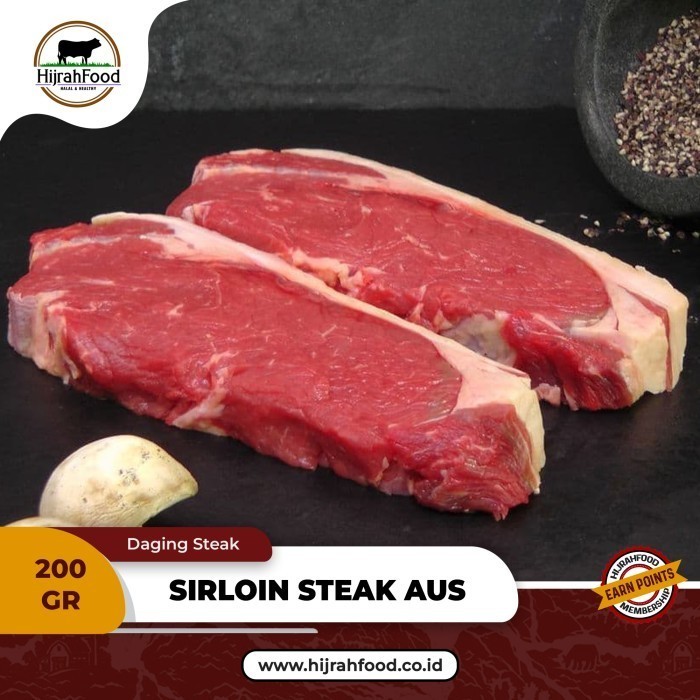 

BeliSkrg,KirimHariini- Beef Sirloin Steak AUS - Daging Sapi Sirloin Has Luar