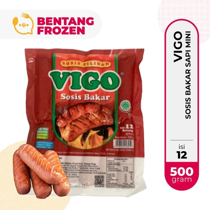 

BeliSkrg,KirimHariini- Vigo Sosis Sapi Bakar 500gr isi 12 Pcs