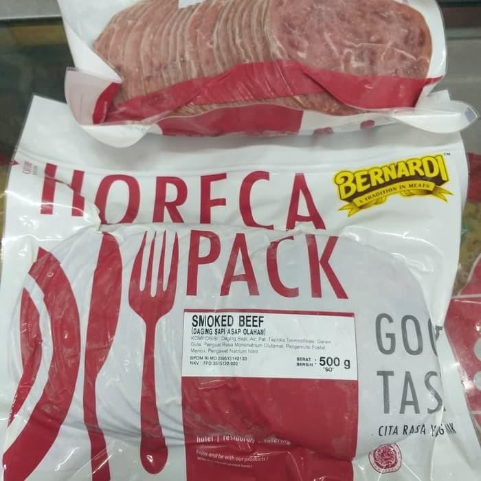 

BeliSkrg,KirimHariini- BERNARDI SMOKE BEEF BULAT HORECA 500GR PREMIUM Daging Asap SAPI Burger