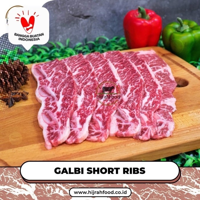 

BeliSkrg,KirimHariini- USDA Beef Galbi / Kalbi Short Ribs Bone-In / Korean BBQ (Qty. 500 gr)