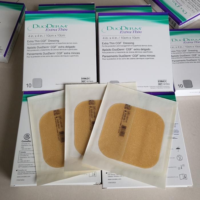 

PastikanDikirimLgsg- Convatec DuoDerm Extra Thin 4inx4in / 10cmx10cm