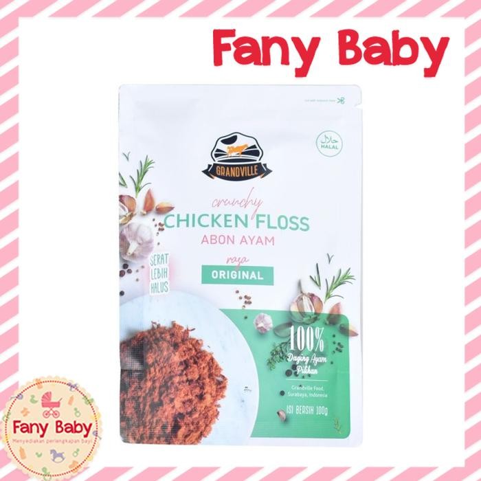 

PastikanDikirimLgsg- GRANDVILLE CHICKEN FLOSS RASA ORIGINAL 100GR
