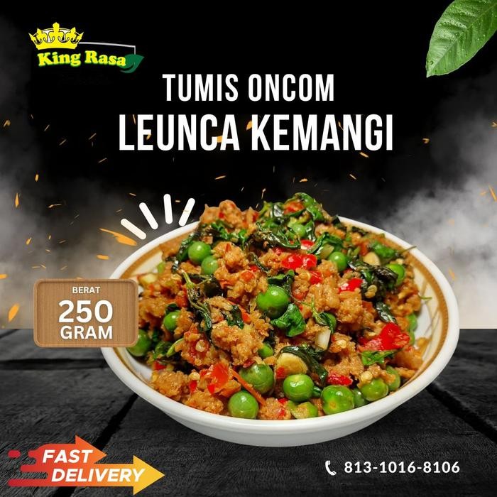 

PastikanDikirimLgsg- Tumis Oncom lenca Kemangi Frozen 250gr Tumis Oncom Pedas istimewa