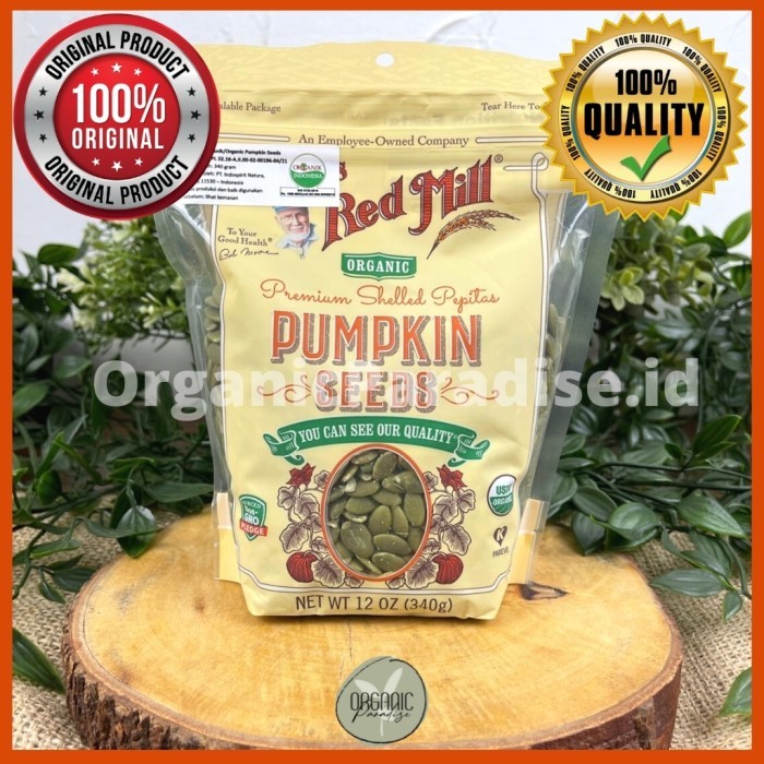 

PastikanDikirimLgsg- Bob's Red Mill Organic Pumpkin Seeds 340 gram