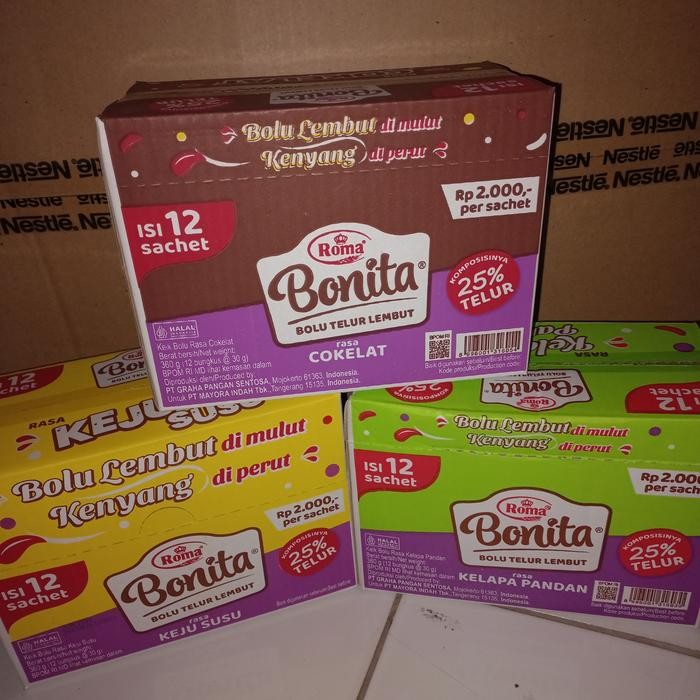 

PastikanDikirimLgsg- ROMA BONITA 1BOX ISI 12BUNGKUS