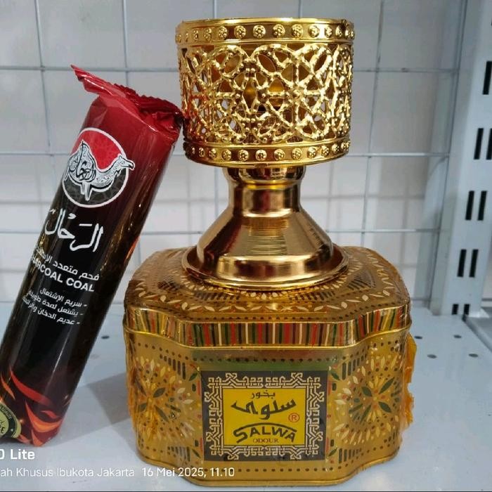 Paket Lengkap Bukhur set (arang, prapen, bukhur salwa)