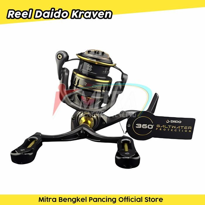 Reel Pancing Spinning Daido Kraven 2000 3000 Hs Sw Joran Mbp